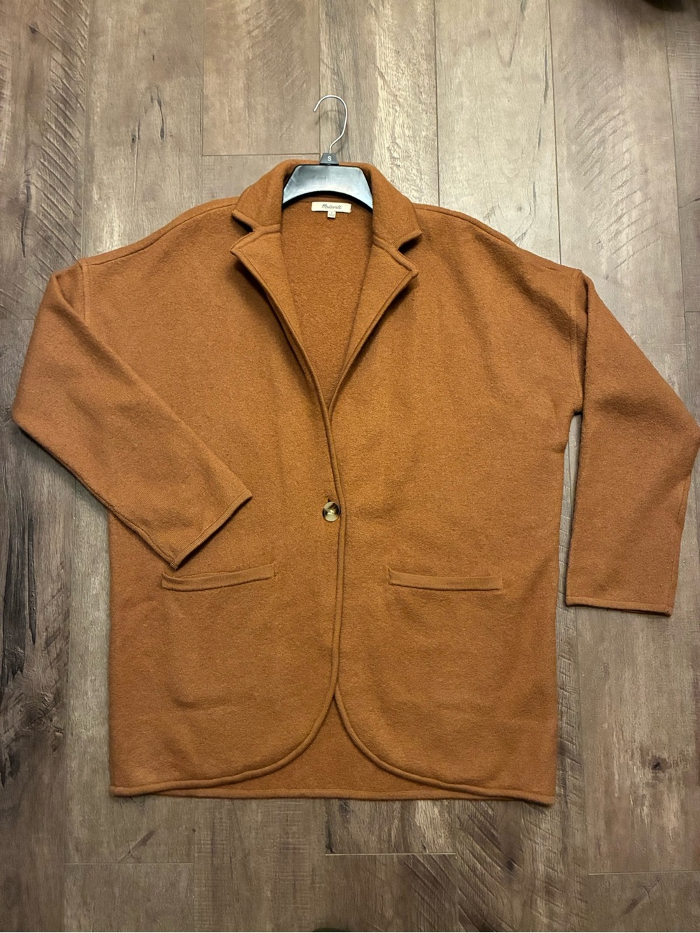 Madewell 100% Merino Wool Sweater Jacket. Size Small.